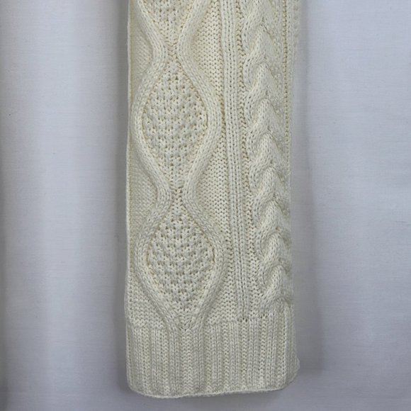Beautiful Cream Scarf for Women W 10" |  L 68" Approx - Picture 3 of 3